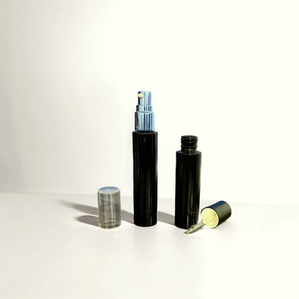 10ml Ultraviolet Glass Roll on Bottles UV Glass Bottles with Roller Ball sprayer pump - 图片 3