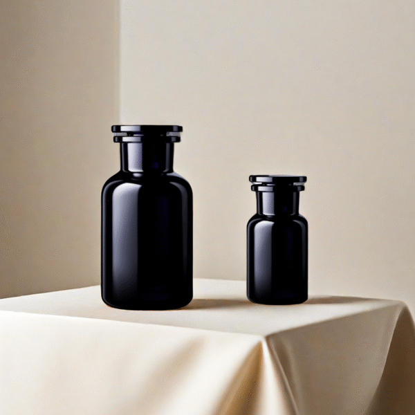 125ml 250ml and 500ml Vintage Apothecary Shape violet glass bottle Apothecary Jars - 图片 2