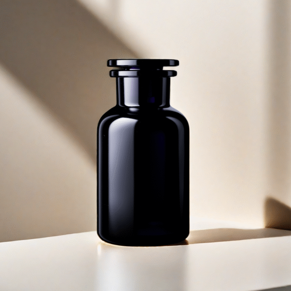 125ml 250ml and 500ml Vintage Apothecary Shape violet glass bottle Apothecary Jars - 图片 4