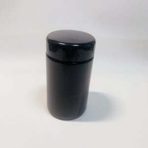 150 ml Tall Black Ultraviolet Refillable Empty Glass Screw Top Jar capsule jar cannabis bottle