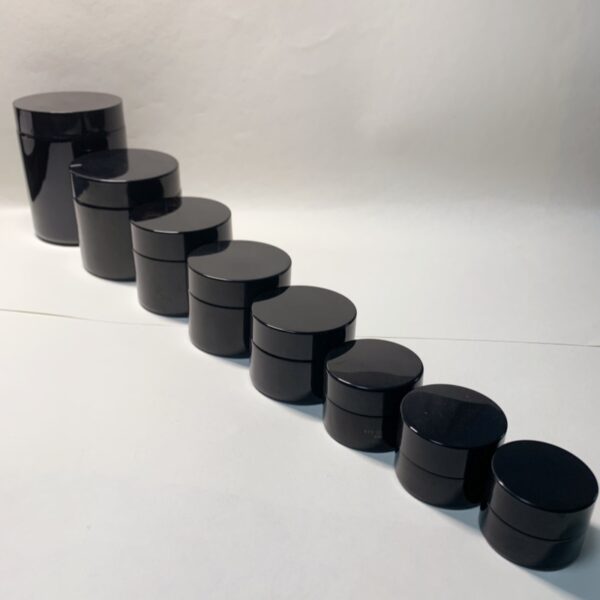 Premium UV Glass Jars Miron Violet Wide Neck Jars 150ml 200ml