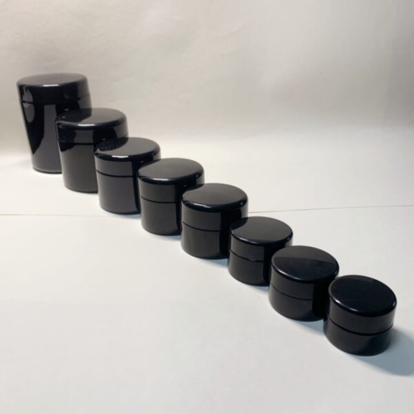 Ultraviolet Glass Black Cosmetic Jars 30ml 50ml Face Cream Jar - 图片 3